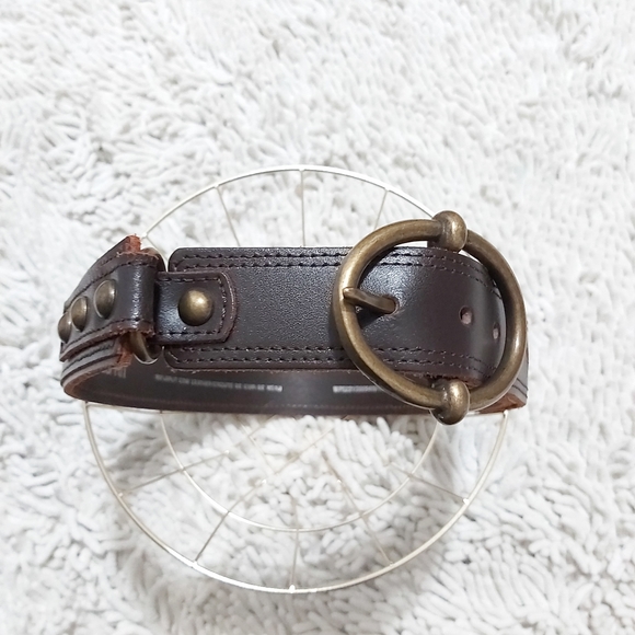 Esprit brown leather belt- size 30" - Picture 1 of 6